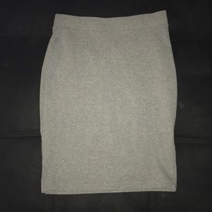 Forever 21 Gray Pencil Skirt